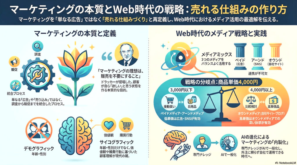 第1回Web勉強会「マーケティングとは何か」をインフォグラフィックで解説