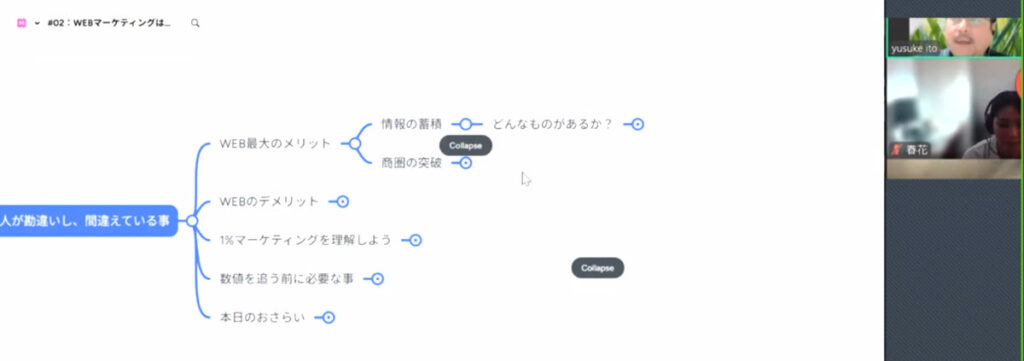 参加者とのディスカッションの様子