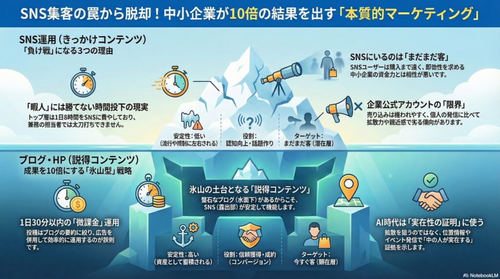 SNSにはまだまだ客しかいない