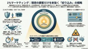1%マーケティングをインフォグラフィックで解説