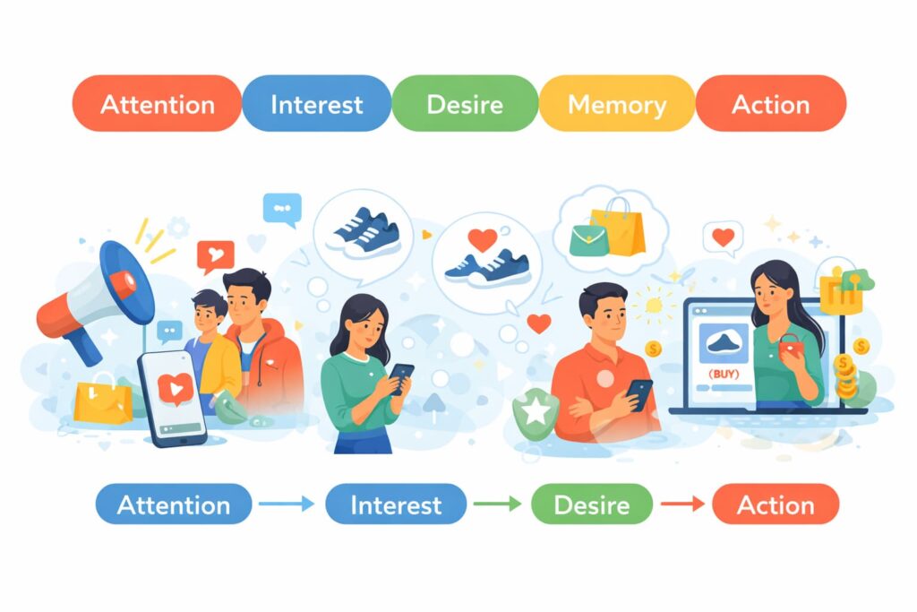 AIDMAの概要をイメージ画像で