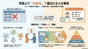 スペックよりも小さな共通項で売る