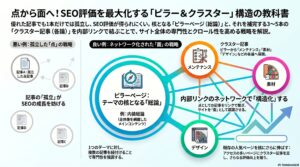 トピッククラスターでサイトの専門性を向上させる