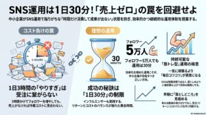 SNSは筋トレと同じ一日30分でコツコツ運用