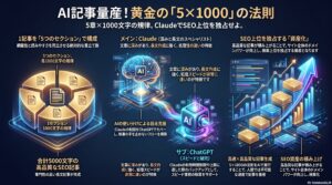 SEOに効く、執筆の為のAIの使い方を解説