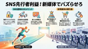 SNSはアーリーアダプターと先行者優位性を意識しよう