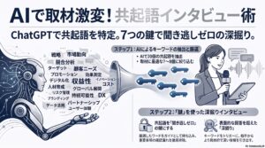 インタビュー記事の要点をインフォグラフィックで解説