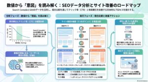 サイト改善の要点をインフォグラフィックで解説
